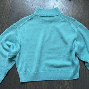 Blue aritzia knit sweater